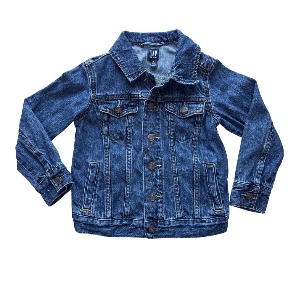 Gap Kids Classic Trucker Denim Jacket in Blue Size 4 years